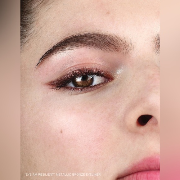 NIB RealHer Eye Am Resilient Metallic Bronze Eyeliner - Picture 3 of 8